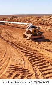 Gas Pipeline In Outback Australia