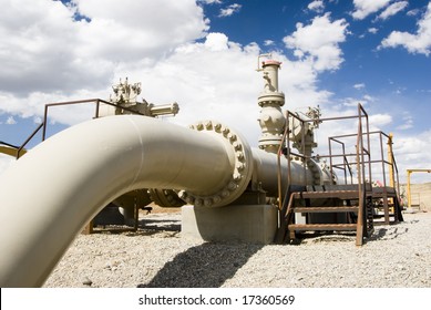 Gas pipeline in Wyoming