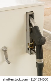 gas pistol gun at gas station (petrol filling station) - Shutterstock ID 1154534500