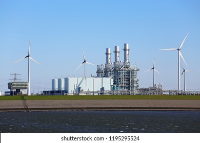 Gas Power Plant In Eemshaven 