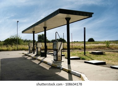 Gas station in rural area - Powered by Shutterstock