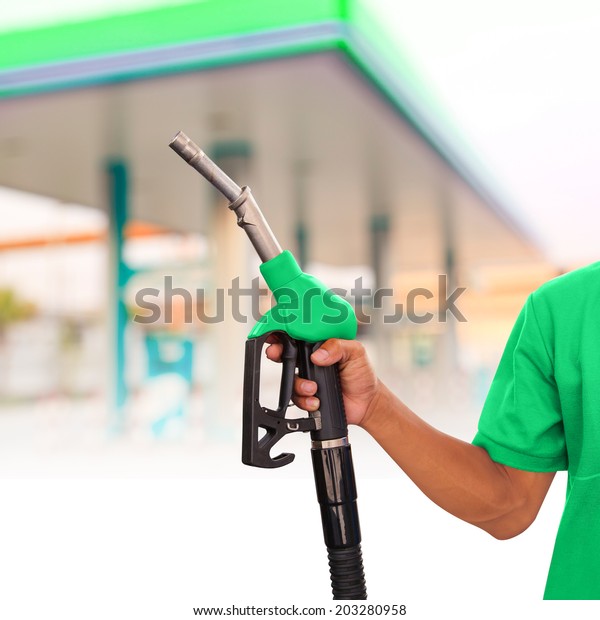 Gas Station Worker and\
Service 