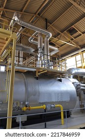 Gas Steam Turbine At A Power Plant