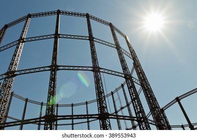 Gas Storage Tank In London