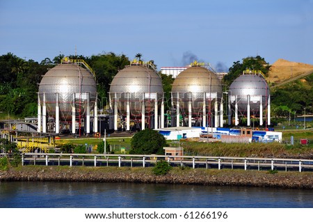 Gas storage tanks