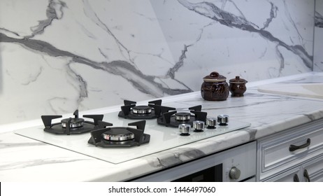 install gas stove in kitchen