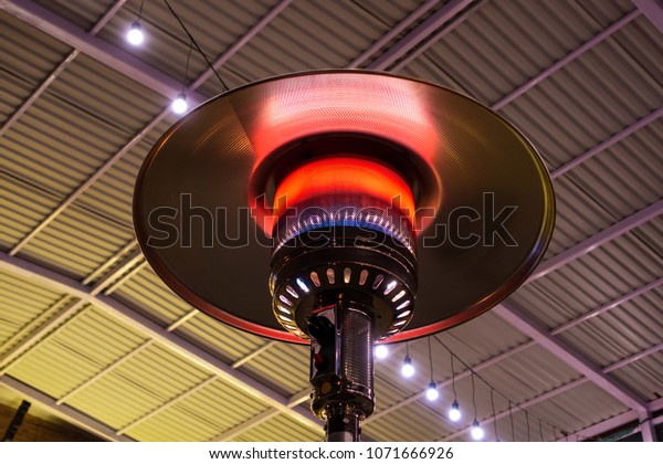 Gas Terrace Heater Patio Heater Under Stock Photo Edit Now