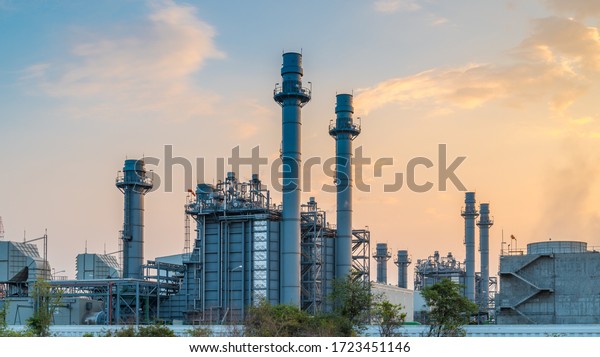 Gas turbine electrical power plant with\
in Twilight power for factory energy\
concept.