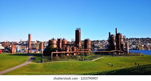 Gas Works Park In Seattle