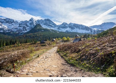 Gasienicowa Valley In Autumn. Tatra Mountains.