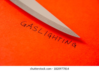 Gaslighting Word, Written Near Blades