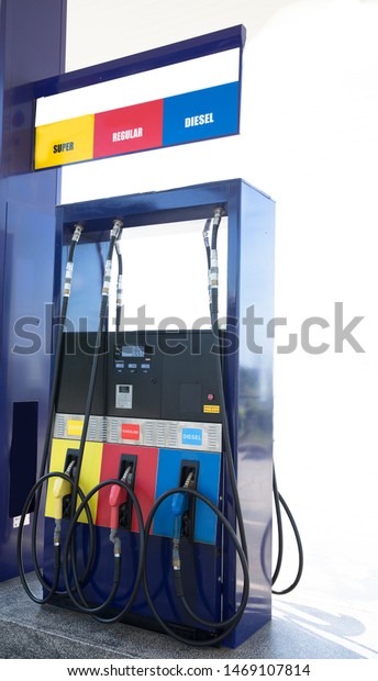 the gasoline station and\
equipment