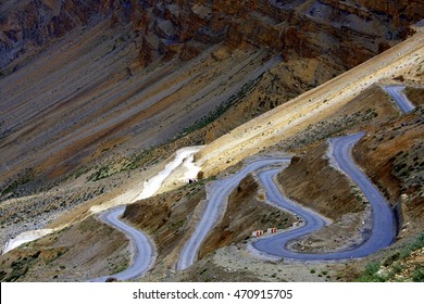 Gata Loops On Manali To Leh Road (Ladakh), India