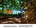 Gate in the Bahai Garden of Haifa.