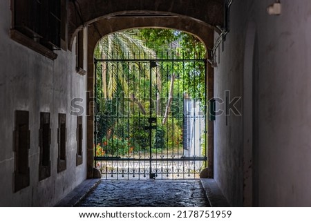 gate to a green garden