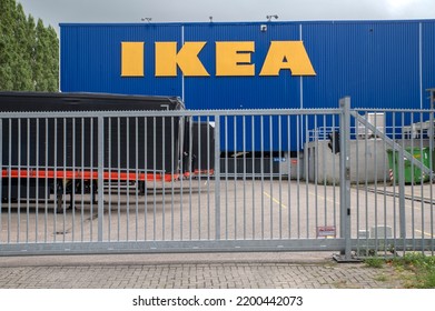 Gate At The Ikea Building At Amsterdam The Netherlands 9-9-2022