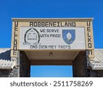 The Gate on Robben Island in Cape Town in in South Africa