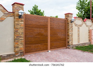 gates to the house