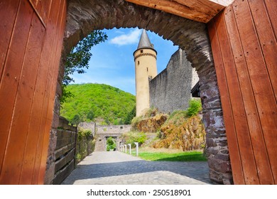 Gates Of Vianden Castle 