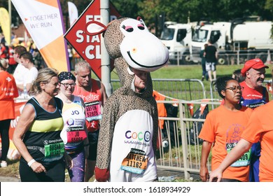 Gateshead/UK - 8th Sept 2019: Great North Run 2019 Event Photography Competitor In Fancy Dress