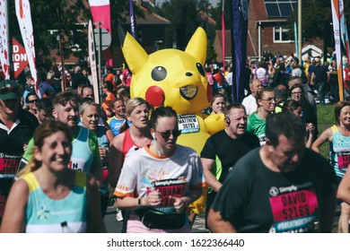 Gateshead/UK - 8th Sept 2019: Great North Run 2019 Fancy Dress Runners