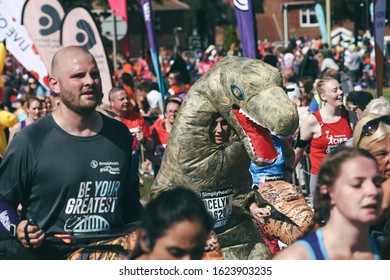 Gateshead/UK - 8th Sept 2019: Great North Run 2019 Fancy Dress Runners