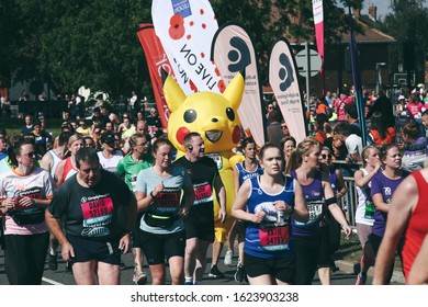 Gateshead/UK - 8th Sept 2019: Great North Run 2019 Fancy Dress Runners