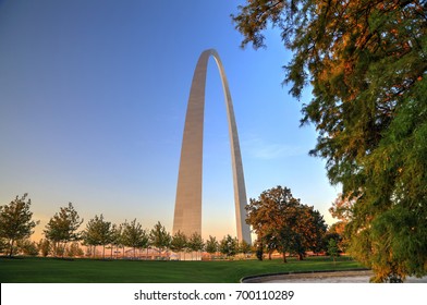 The Gateway Arch In St. Louis, Missouri.