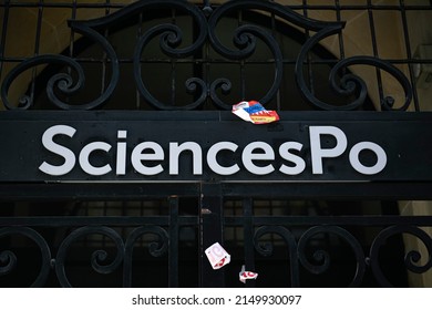 Gateway To Sciences Po University In Paris, France On April 14, 2022.