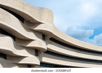 Gatineau, Canada - July 2022 : View Of The Canadian Museum Of History Designed By Douglas Cardinal