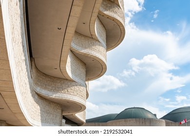 Gatineau, Canada - July 2022 : View Of The Canadian Museum Of History Designed By Douglas Cardinal