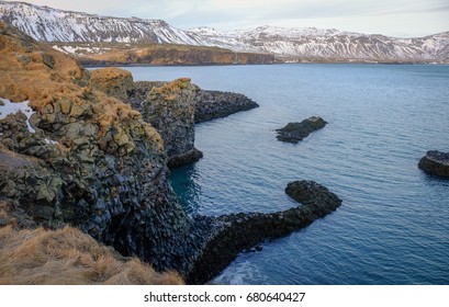 Gatklettur views in Iceland.