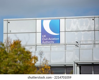 Gatwick West Sussex UK October 16th 2022 : UK Civil Aviation Authority Building Near Gatwick UK 