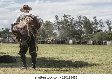 Gaucho In The Campo, Maldonado, Uruguay