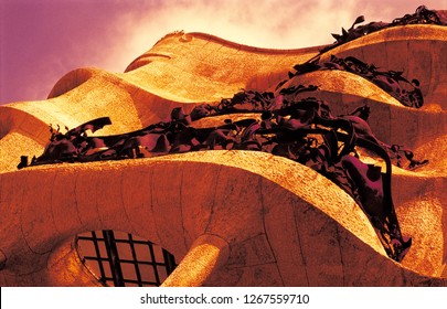 Gaudi Casa Mila Barcelona 