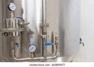 Gauge on steel tank - Powered by Shutterstock