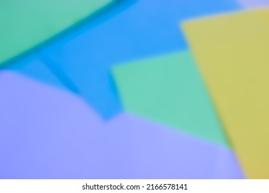 Gaussian Blur Of Cutting Papers For Background