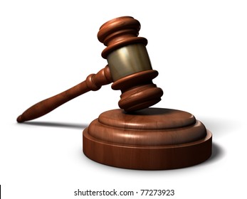 Gavel - A Court Room Gavel. One Of The Icons Of Justice And Balance.