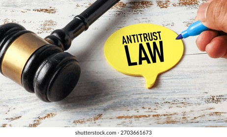 Gavel Next to a Speech Bubble with 
