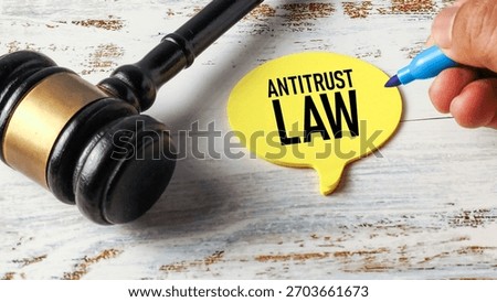 Gavel Next to a Speech Bubble with 