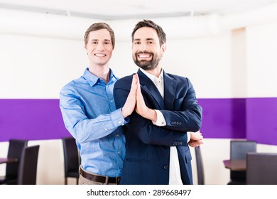 Gay Couple In Dance Class Learning