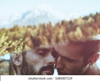 Gay Couple In Nature