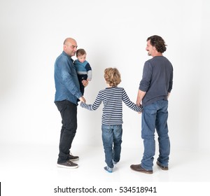 Gay Male Couple With Two Children