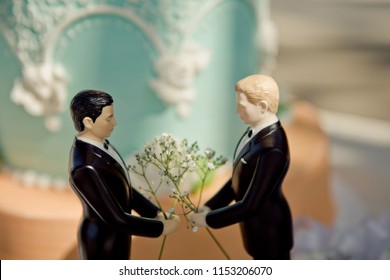 Gay Marriage Cake Topper