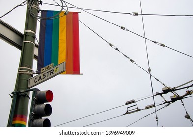 Gay Pride In The Castro District Of San Francisco