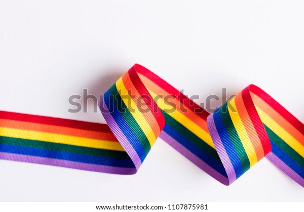Gay Pride 25mm x 5m Rainbow Ribbon 