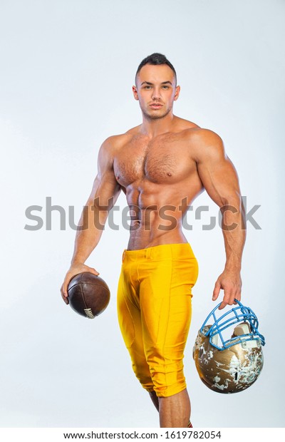 Gay Streptizer Naked Torso American Football Stock Photo Shutterstock