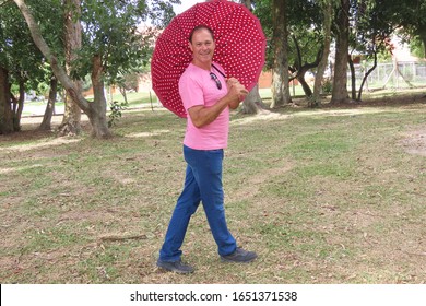 gay pink shirt