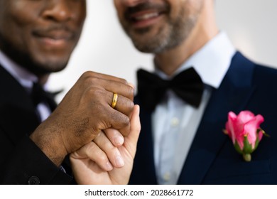 Gay Wedding Or Homosexual Men Marriage. People Relationship