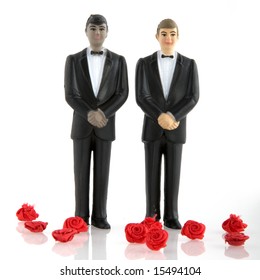 Gay Wedding With Man In Tuxedo